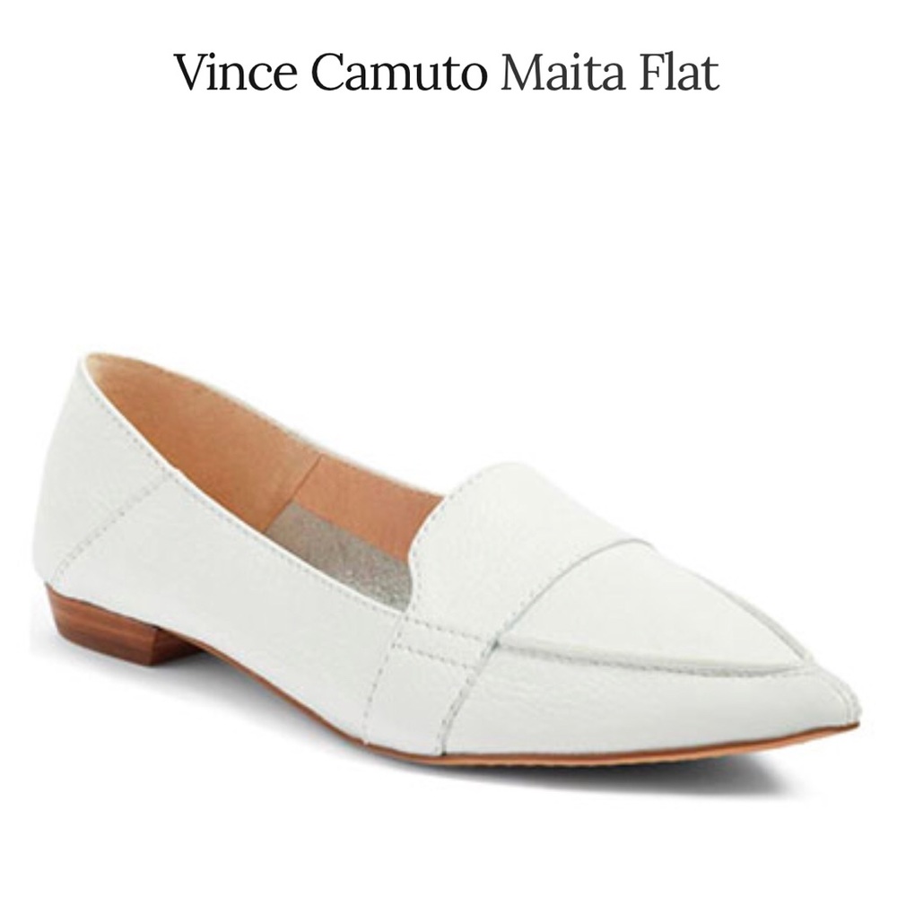 Vince Camuto Maita White Loafer